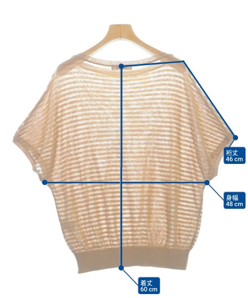 PRIMATTIVO HANAE MORI SPORTS（プリマティーボハナエモリスポーツ）ベスト/ノースリーブ ベージュ サイズ:M レディース/2200613556118