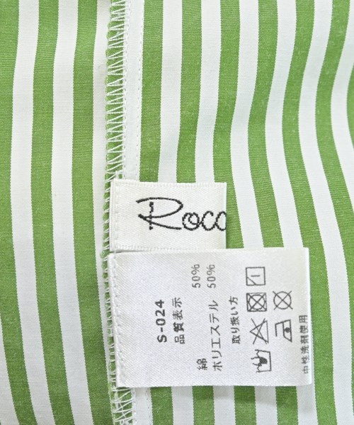 ROCCO（ロッコ）シャツワンピース 緑 サイズ:F レディース/2200610118036