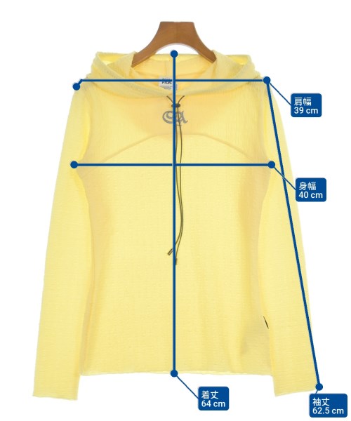 SCULPTOR（スカルプター）パーカー 黄 サイズ:M レディース/2200632860012