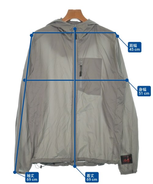 SYUMAN. （シュウマン）マウンテンパーカー グレー サイズ:2(M位) メンズ/2200634444050