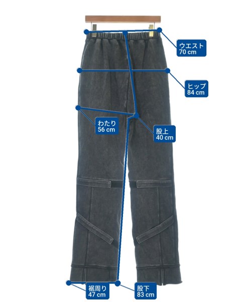 SYUMAN. （シュウマン）スウェットパンツ グレー サイズ:1(S位) メンズ/2200670265015