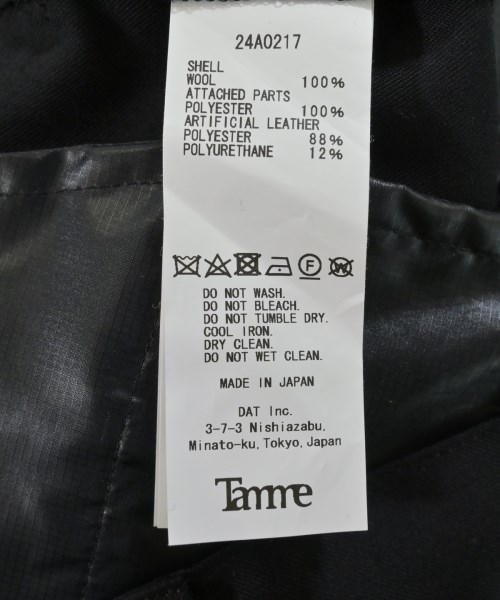 TAMME（タム）カーゴパンツ 黒 サイズ:-(M位) メンズ/2200635229052