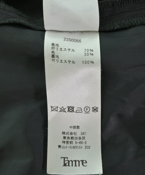 TAMME（タム）カーゴパンツ 黒 サイズ:0(XS位) メンズ/2200704127234
