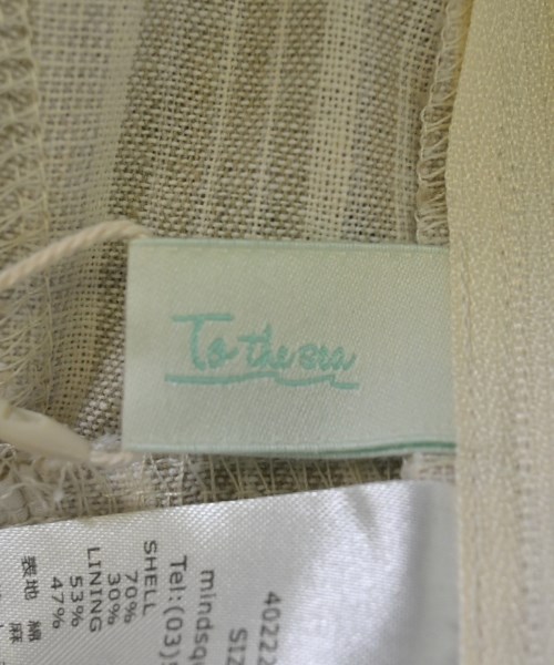 To the sea（トゥーザシー）ワンピース ベージュ サイズ:F レディース/2200627241086