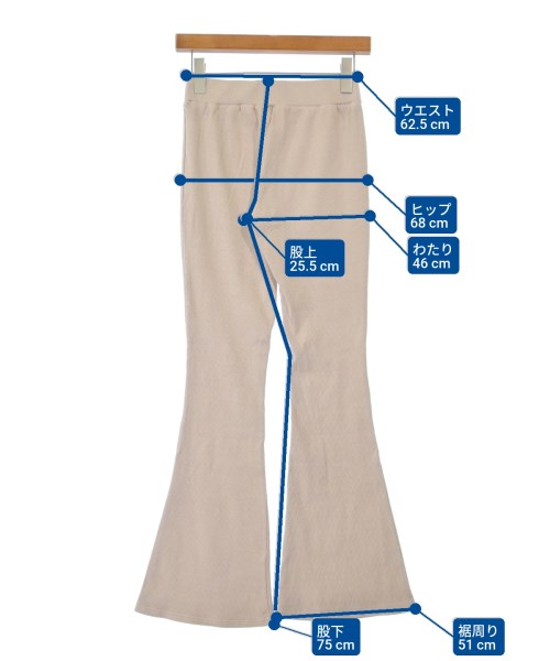 To the sea（トゥーザシー）スウェットパンツ ベージュ サイズ:M レディース/2200650943032