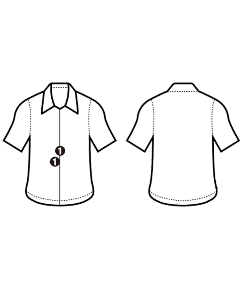 UCHINO（ウチノ）カジュアルシャツ 白 サイズ:M レディース/2200627430107