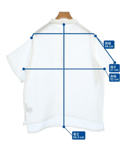 UCHINO（ウチノ）カジュアルシャツ 白 サイズ:M レディース/2200627430107