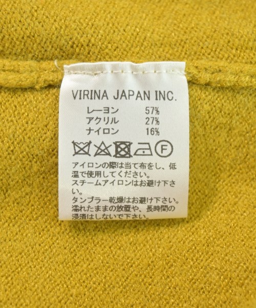 VIRINA（ヴィリーナ）ワンピース 黄 サイズ:S/M レディース/2200721714042