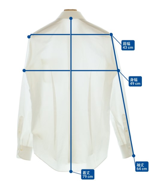 VISARUNO（ビサルノ）カジュアルシャツ 白 サイズ:41(M位) メンズ/2200656724109