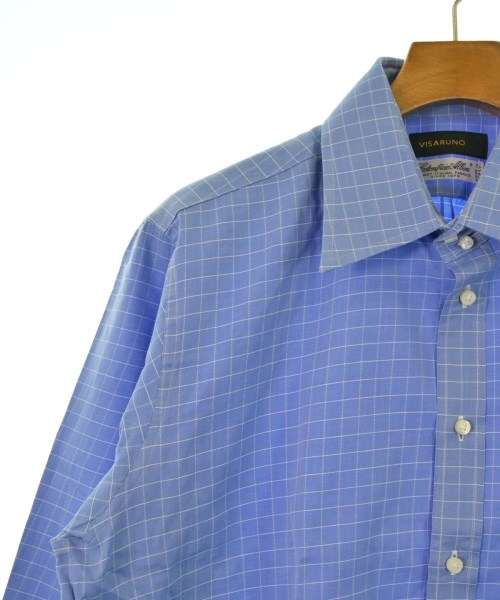 VISARUNO（ビサルノ）ドレスシャツ 青 サイズ:5(XXL位) メンズ/2200661656051