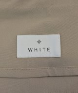 WHITE（ホワイト）ノーカラージャケット ベージュ サイズ:40(M位) レディース/2200718143398