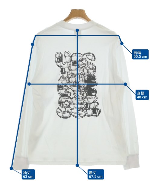 YES EYE SEE（イェスアイシー）Tシャツ・カットソー 白 サイズ:S メンズ/2200676653465
