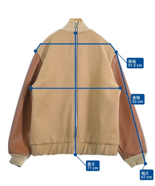 (di)vision（ディヴィジョン）スタジャン ベージュ サイズ:M メンズ/2200661724019