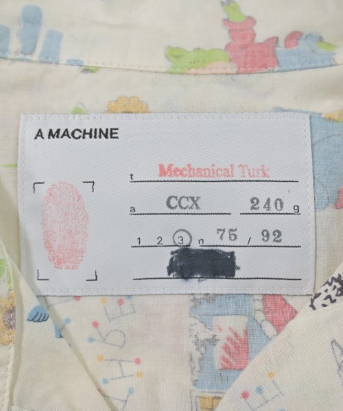 A MACHINE（エーマシン）カジュアルシャツ 白 サイズ:3(L位) メンズ/2200633262044