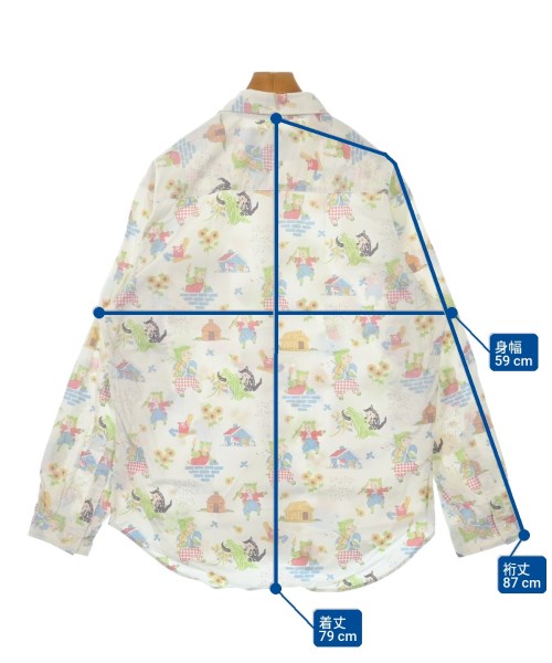 A MACHINE（エーマシン）カジュアルシャツ 白 サイズ:3(L位) メンズ/2200633262044