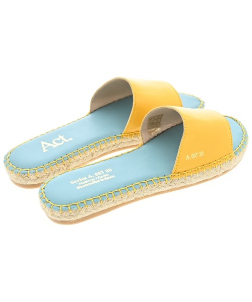Act（アクト）エスパドリーユ 黄 サイズ:EU37(23.5cm位) レディース/2200642719997