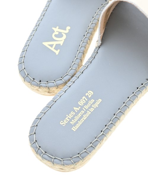 Act（アクト）エスパドリーユ 白 サイズ:EU37(23.5cm位) レディース/2200642720023