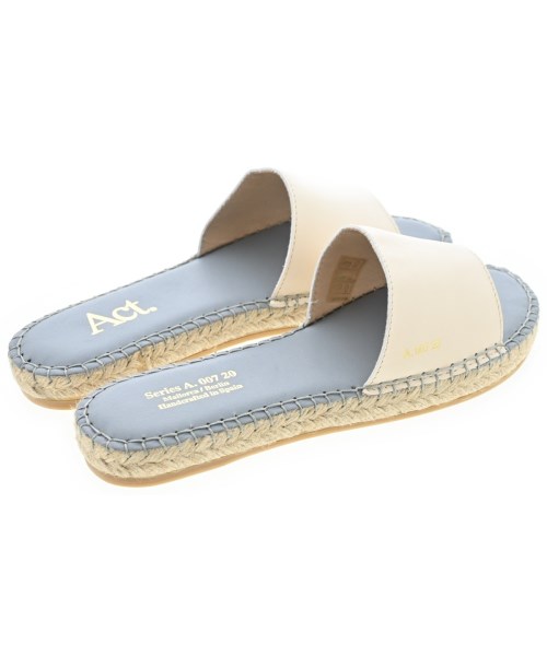 Act（アクト）エスパドリーユ 白 サイズ:EU37(23.5cm位) レディース/2200642720030