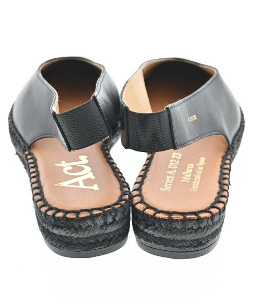 Act（アクト）エスパドリーユ 黒 サイズ:EU38(24.5cm位) レディース/2200642756879