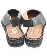 Act（アクト）エスパドリーユ 黒 サイズ:24cm レディース/2200642757067