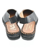 Act（アクト）エスパドリーユ 黒 サイズ:24cm レディース/2200642757081