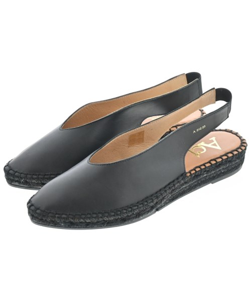 Act(アクト)エスパドリーユ 黒 サイズ:24cm/2200642757098