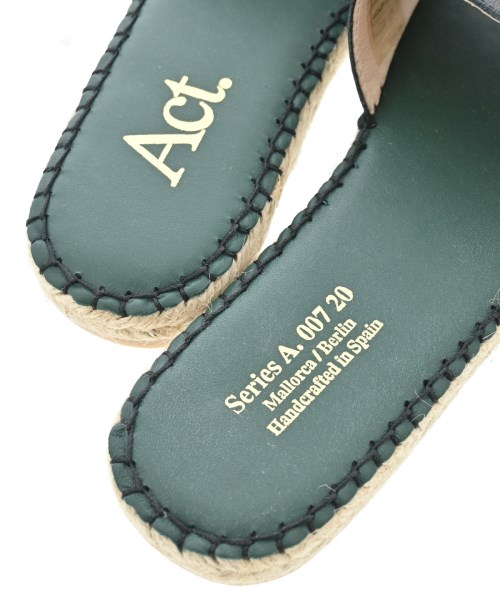 Act（アクト）エスパドリーユ 黒 サイズ:23cm レディース/2200642757746