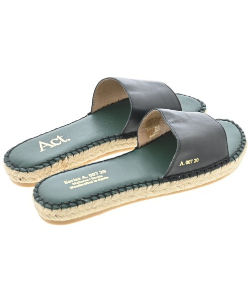 Act（アクト）エスパドリーユ 黒 サイズ:EU37(23.5cm位) レディース/2200642759184