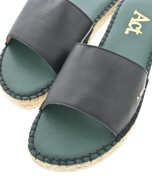 Act（アクト）エスパドリーユ 黒 サイズ:EU37(23.5cm位) レディース/2200642759184