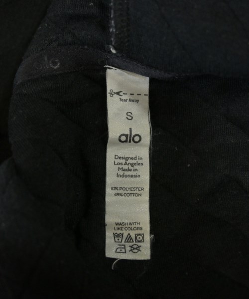 alo（アロー）パーカー 黒 サイズ:S レディース/2200636364028
