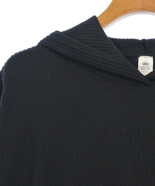 alo（アロー）パーカー 黒 サイズ:XXS レディース/2200613820127