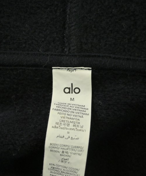 alo（アロー）パーカー 黒 サイズ:M メンズ/2200701733032