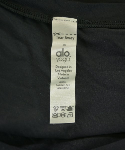 alo（アロー）Tシャツ・カットソー 黒 サイズ:S レディース/2200633836429