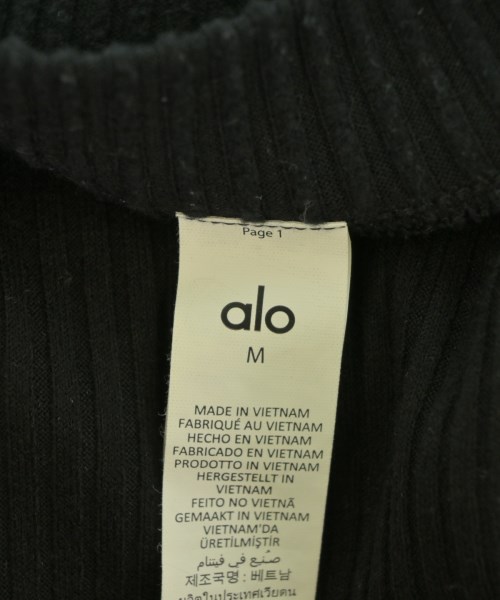 alo（アロー）Tシャツ・カットソー 黒 サイズ:M メンズ/2200699388023
