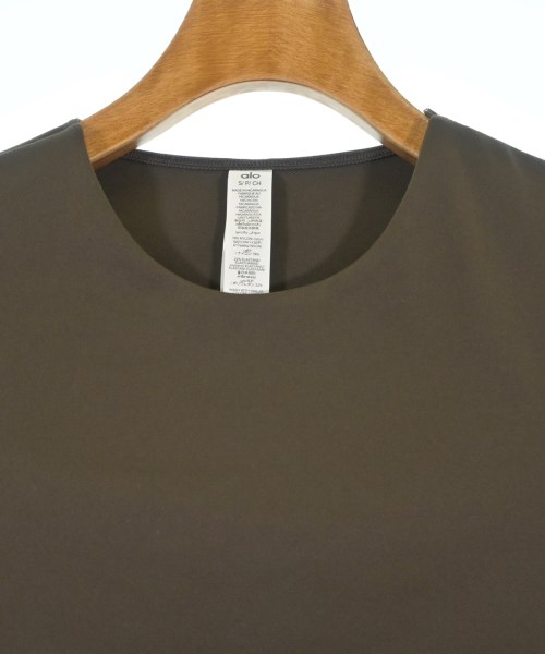 alo（アロー）Tシャツ・カットソー 茶 サイズ:S レディース/2200686687092
