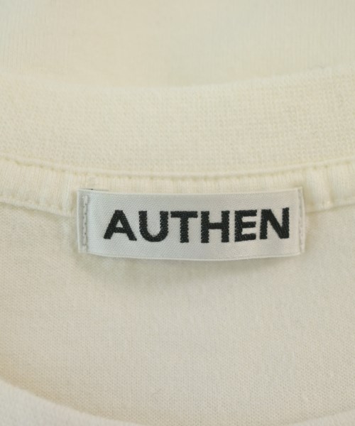 AUTHEN（オーセン）Tシャツ・カットソー 白 サイズ:F レディース/2200688295110