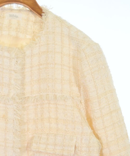 bibiy.（ビビィ）ノーカラージャケット 白 サイズ:F レディース/2200675872010