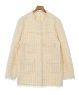 bibiy.（ビビィ）ノーカラージャケット 白 サイズ:F レディース/2200675872010