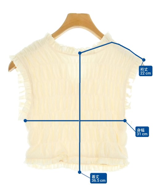 bibiy.（ビビィ）ブラウス 白 サイズ:F レディース/2200648320043