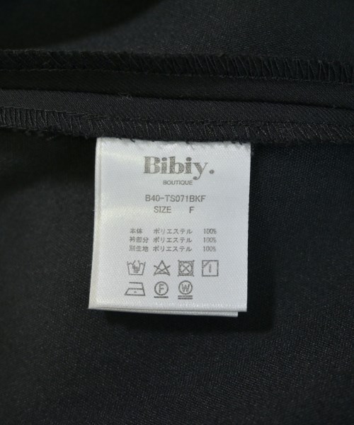 bibiy.（ビビィ）ブラウス 黒 サイズ:F レディース/2200708679036