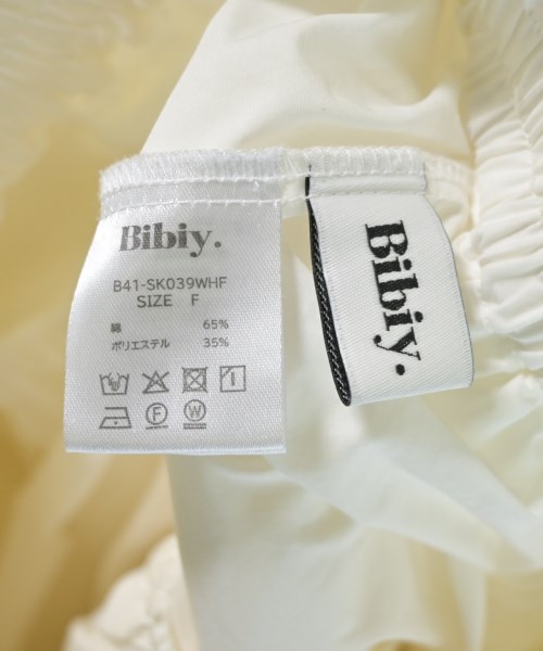 bibiy.（ビビィ）ミニスカート 白 サイズ:F レディース/2200708679197