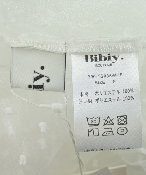 bibiy.（ビビィ）ブラウス 白 サイズ:F レディース/2200684930053