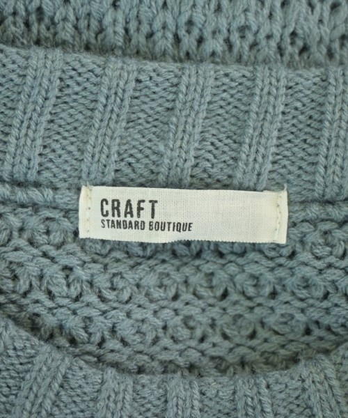 CRAFT STANDARD BOUTIQUE（クラフトスタンダードブティック）ニット・セーター 青 サイズ:F レディース/2200703678027