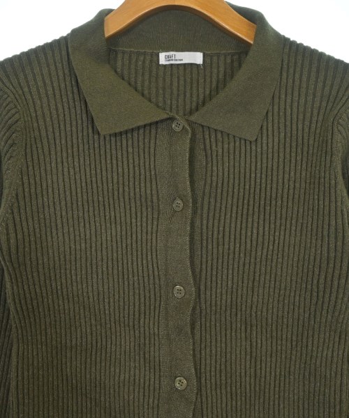 CRAFT STANDARD BOUTIQUE（クラフトスタンダードブティック）ニット・セーター カーキ サイズ:F レディース/2200636103023