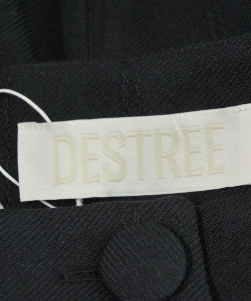 DESTREE（デストレ）ノーカラージャケット 紺 サイズ:S レディース/2200708307021