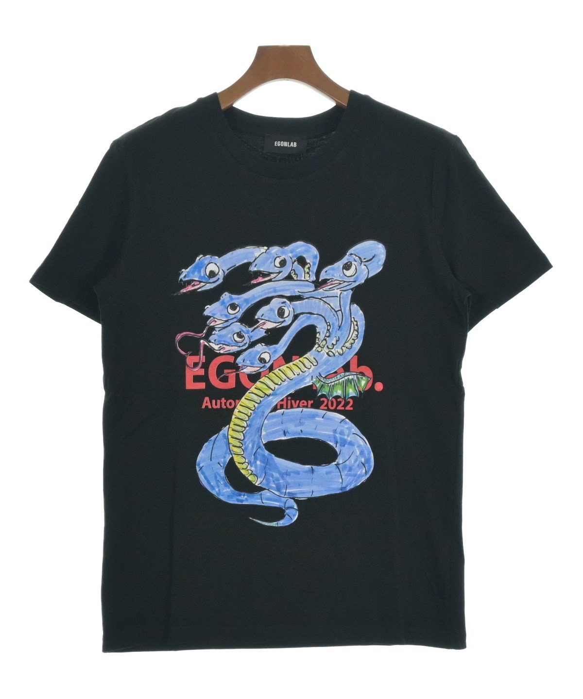 EGONLAB Tシャツ EGONlab.（エゴンラボ）Tシャツ・カットソー 黒 サイズ:S メンズ