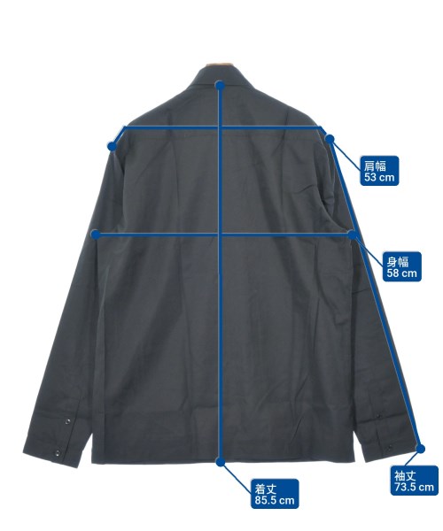 EGONlab.（エゴンラボ）カジュアルシャツ 黒 サイズ:L メンズ/2200657863135