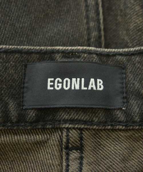 EGONlab.（エゴンラボ）デニムパンツ 茶 サイズ:S メンズ/2200721037080