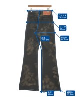 EGONlab.（エゴンラボ）デニムパンツ 茶 サイズ:S メンズ/2200721037080