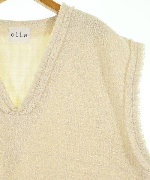 eLLa（エラ）ベスト 白 サイズ:F レディース/2200627943058